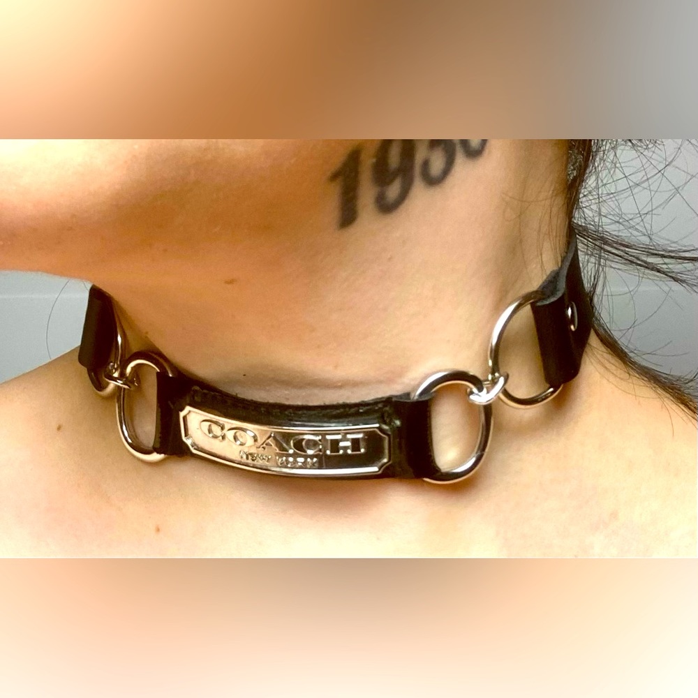 Coach gothic one of a kind choker